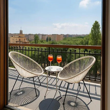 Apartament Trastella, Trastevere Di Charme, Balcone & Hammam