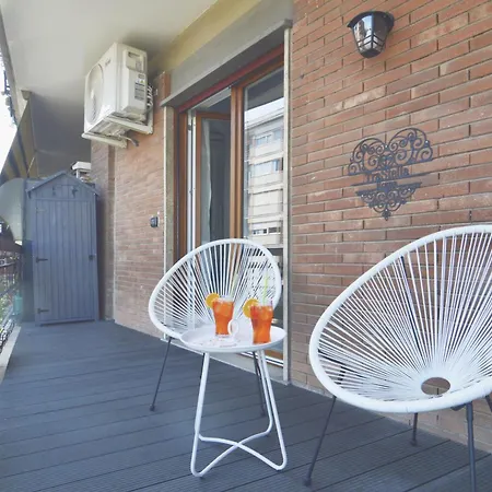 Apartament Trastella, Trastevere Di Charme, Balcone & Hammam