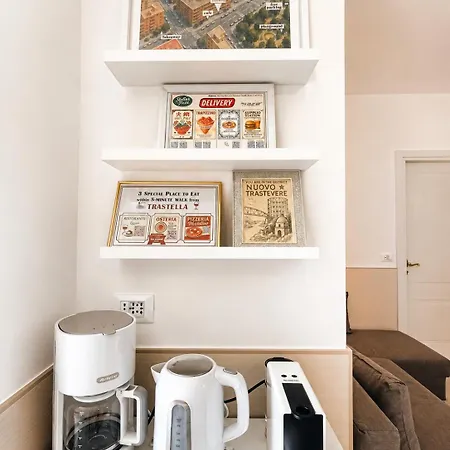 Trastella, Trastevere Di Charme, Balcone & Hammam Apartment *